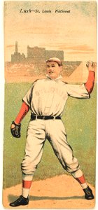 Ernest Lush-A. J. Hauser, St. Louis Cardinals, baseball card portrait LCCN2007683876