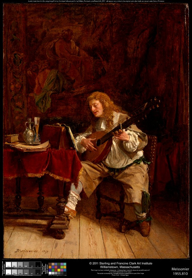 Ernest Meissonier - The Musician - 1955.810 - Clark Art Institute