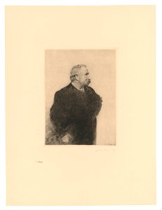 Ernest Rousseau, print by James Ensor, 1887, Prints Department, Royal Library of Belgium, F. 27008