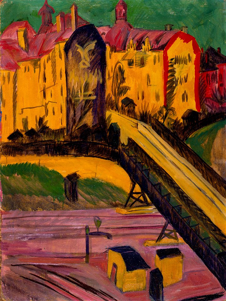 Ernst Ludwig Kirchner - View from the Window - 902-1983 - Saint Louis Art Museum