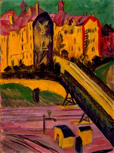 Ernst Ludwig Kirchner - View from the Window - 902-1983 - Saint Louis Art Museum
