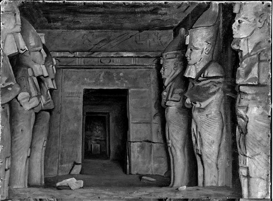 Ernest Wadsworth Longfellow - Interior of Temple of Rameses II at Abu-Simbel - RES.17.94 - Museum of Fine Arts