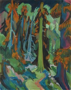 Ernst Ludwig Kirchner - Wettertannen - 14526 - Bavarian State Painting Collections