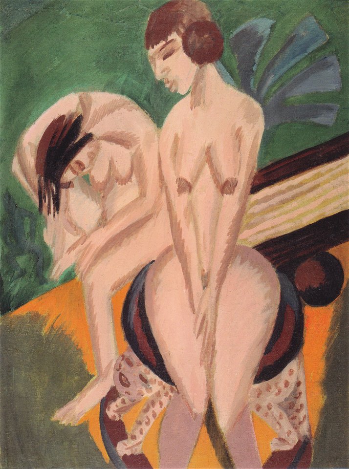 Ernst Ludwig Kirchner - Zwei Akte im Raum