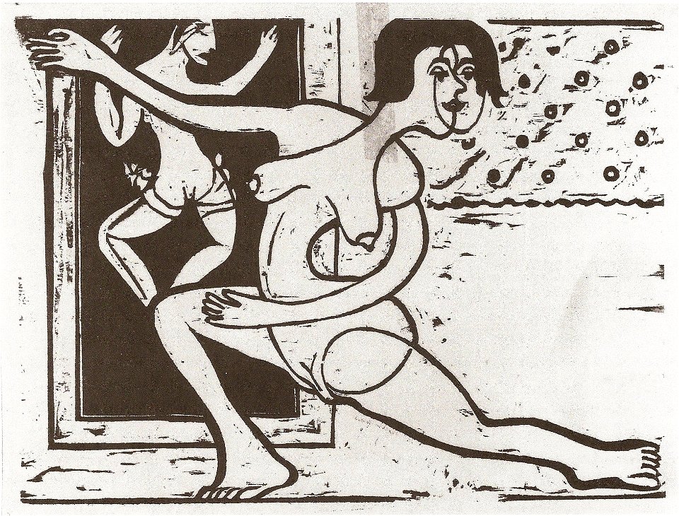 Ernst Ludwig Kirchner - ÜbendeTänzerin - 1934