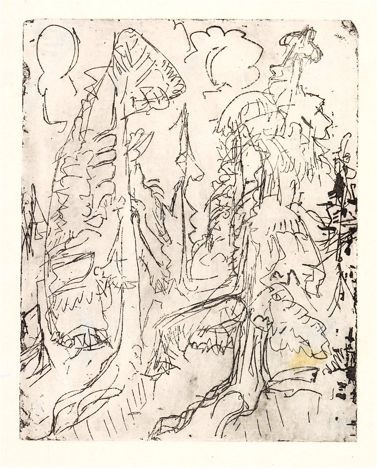 Ernst Ludwig Kirchner Bergtannen 1920