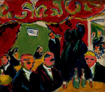 Ernst Ludwig Kirchner - Tavern - 901-1983 - Saint Louis Art Museum