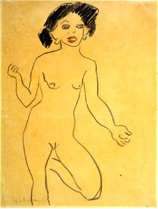 Ernst Ludwig Kirchner Erzählende Milli 1909