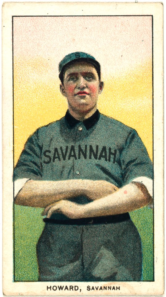 Ernie Howard, Savannah Team, baseball card portrait LCCN2008676907