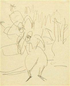 Ernst Ludwig Kirchner Akrobaten in Bewegung 1910-1911