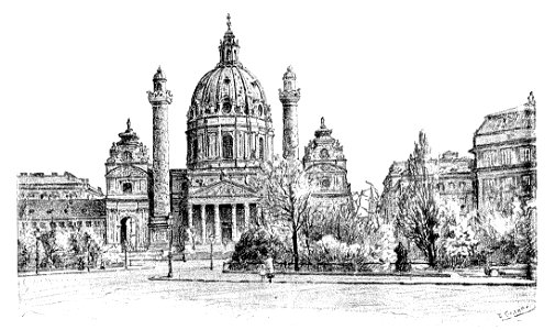 Ernst Graner Karlskirche 1925 dgE