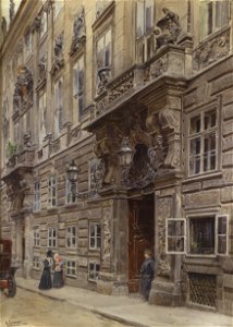 Ernst Graner Palais des Prinzen Eugen in der Himmelpfortgasse 1910