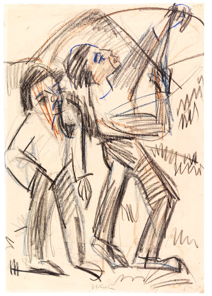 Ernst Ludwig Kirchner Bogenschütze 1920