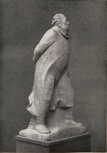 Ernst Barlach - Spaziergänger. Holzplastik