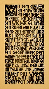 Ernst Ludwig Kirchner Programm der Brücke