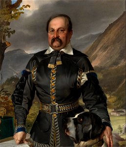 Ernst Christian Moser - Franz Anton Ritter von Jakomini in Bergmannsuniform. Free illustration for personal and commercial use.