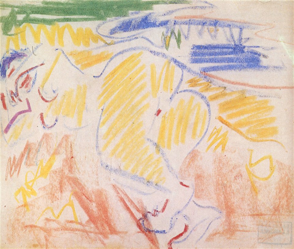 Ernst Ludwig Kirchner Liegender Akt