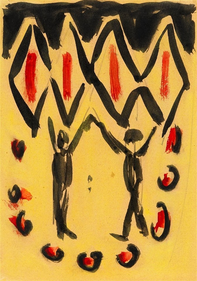Ernst Ludwig Kirchner Tanzpaar 1912