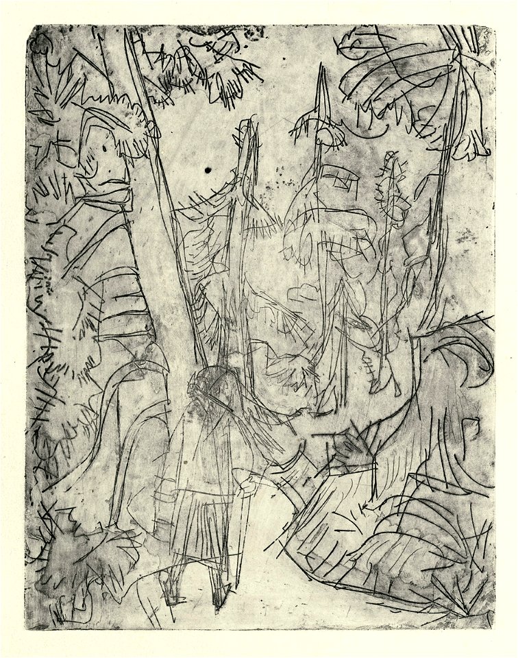 Ernst Ludwig Kirchner Milchmädchen auf dem Bergweg 1920 img02