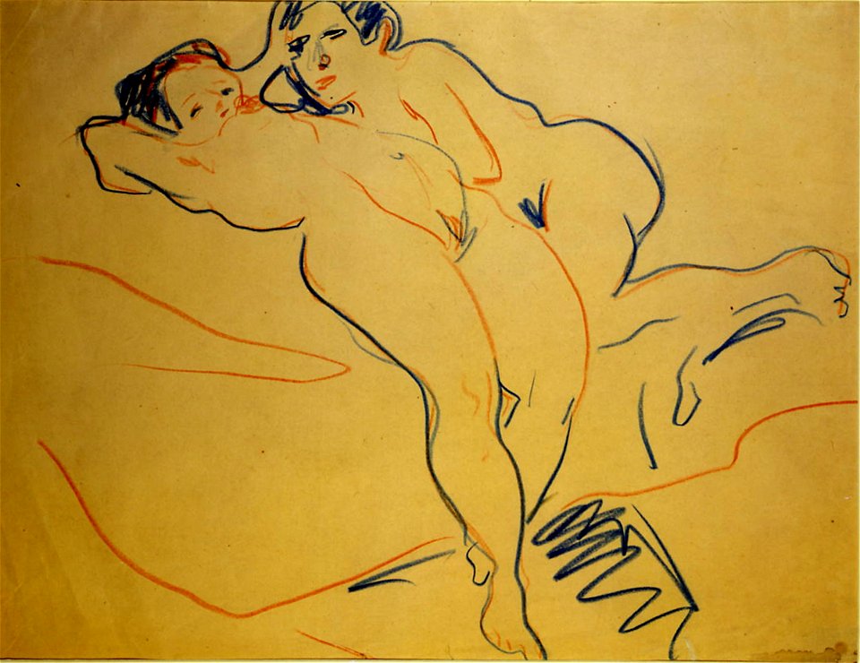 Ernst Ludwig Kirchner Ruhendes Paar