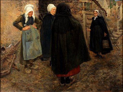 Ernst Josephson - Village Gossip - NM 2222 - Nationalmuseum