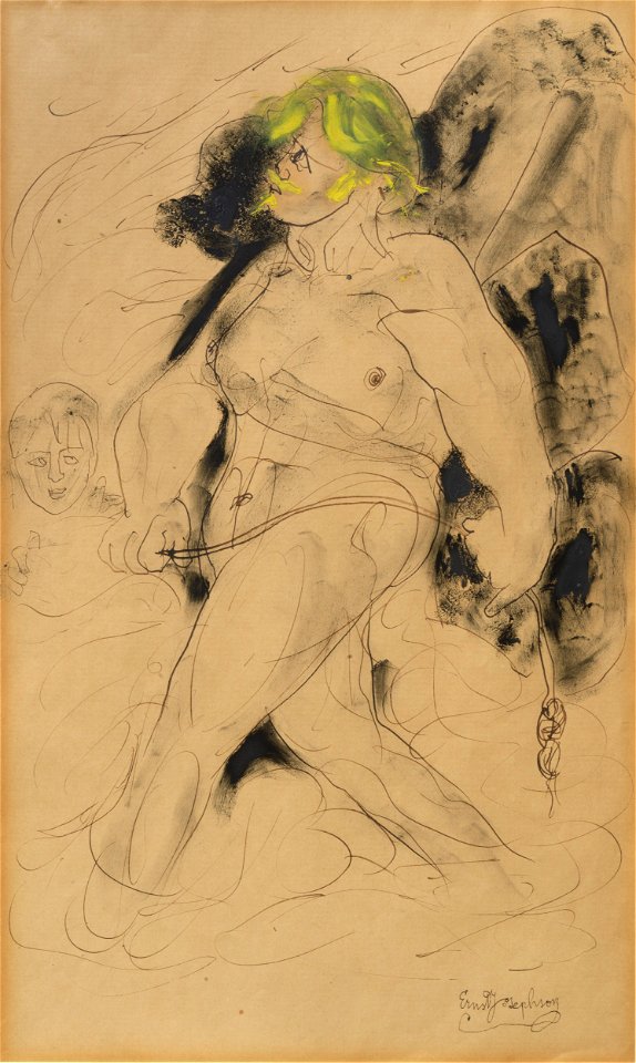 Ernst Josephson Enraged Viking Thielska 166i
