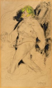 Ernst Josephson Enraged Viking Thielska 166i