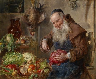 Ernst Nowak Mönch in der Küche