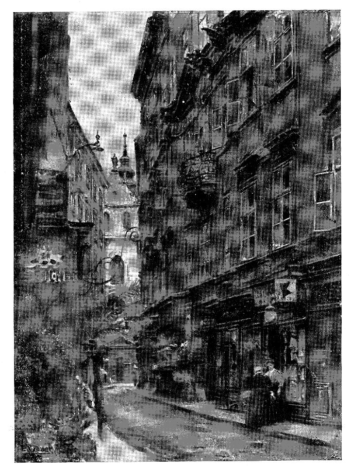 Ernst Graner Views of Vienna Weihburggasse 1925 dgE