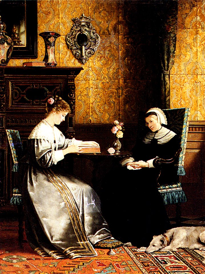 Ernst Rudolph Reading A Book
