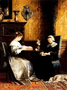 Ernst Rudolph Reading A Book