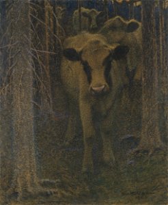 Ernst Küsel Cows in the Woods Thielska 202