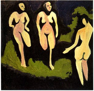 Ernst Ludwig Kirchner - Akte auf der Wiese - ca 1929