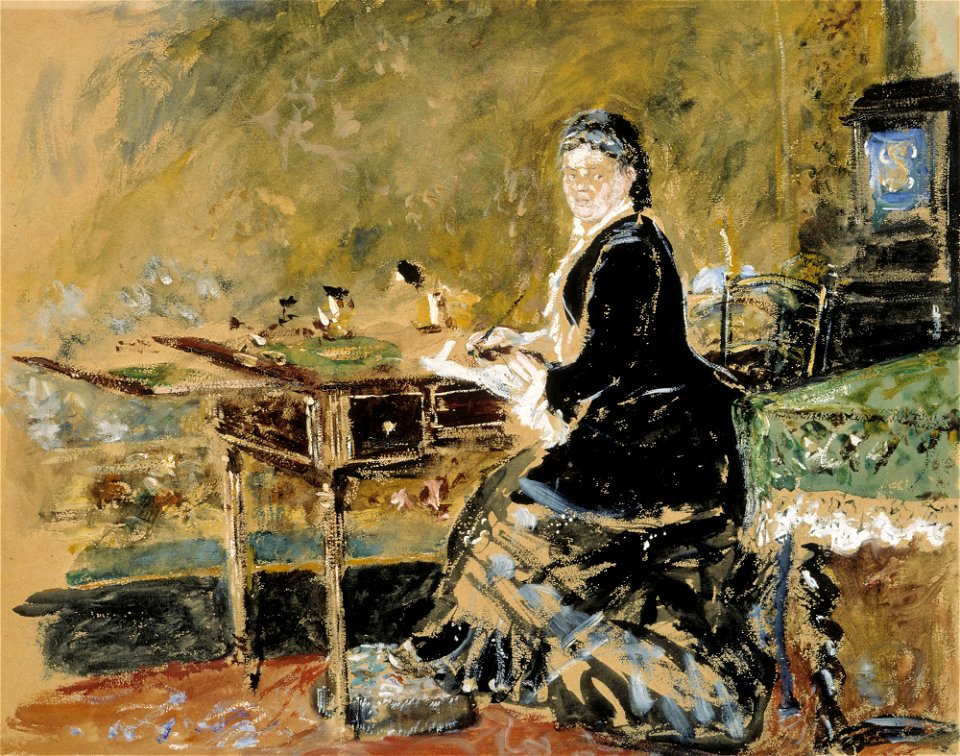 Ernst Josephson - Mrs Caroline Schloss - A II 940 - Finnish National Gallery