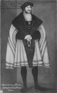 Ernst Vilhelm, 1497-1546, hertig av Braunschweig-Lüneburg (David Frumerie) - Nationalmuseum - 15256