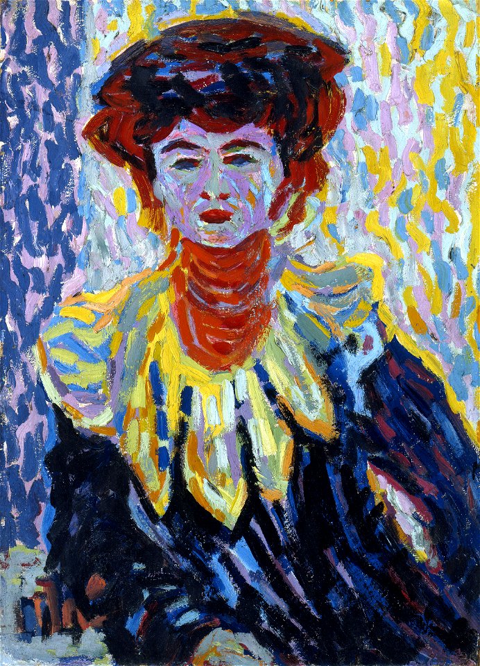 Ernst Ludwig Kirchner - Doris with Ruff Collar