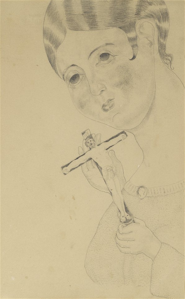Ernst Josephson Woman with Krucifix Thielska 166h