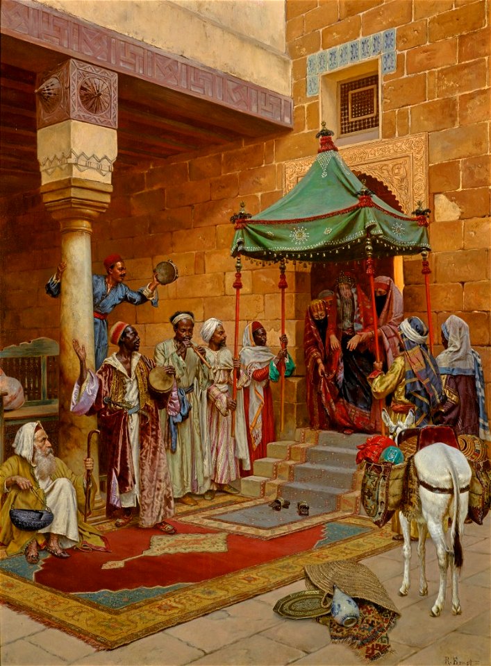 The New Bride by Rudolf Ernst