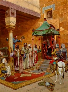 The New Bride by Rudolf Ernst