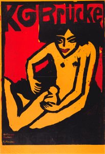 Ernst Ludwig Kirchner - KG Brücke (Ausstellungsplakat der Galerie Arnold in Dresden)