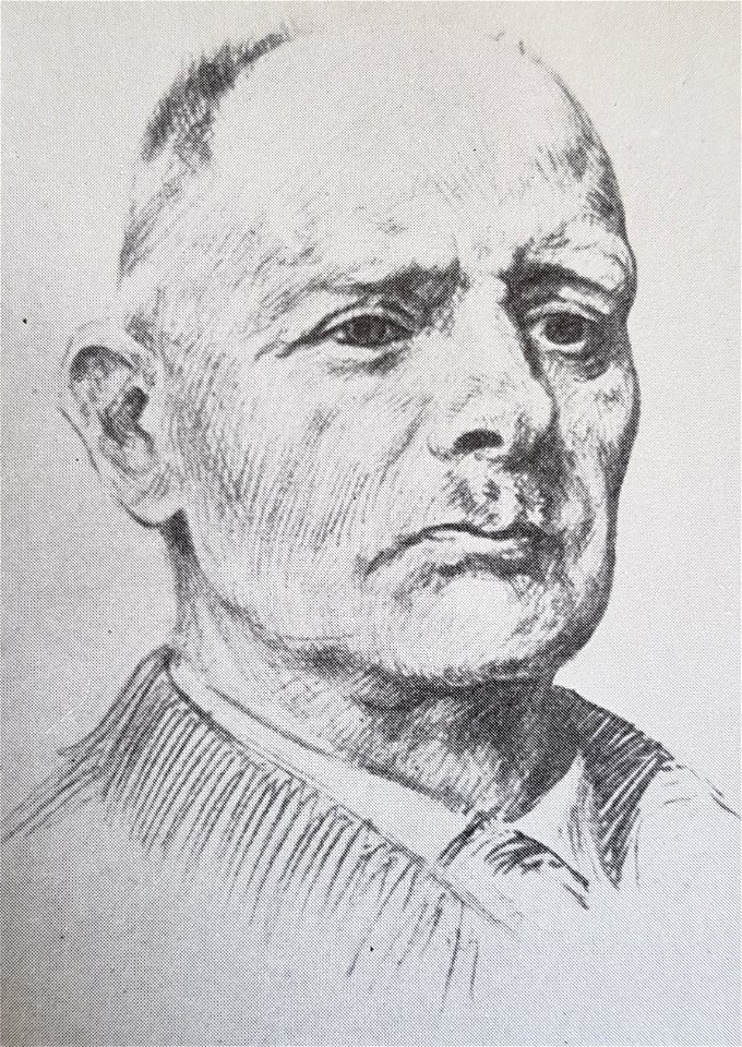 Ernst Küsel självporträtt