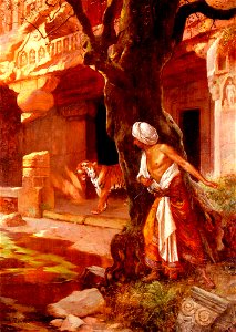 Rudolf Ernst Awaiting The Tiger