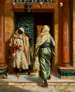 The Dozing Guard by Rudolf Ernst