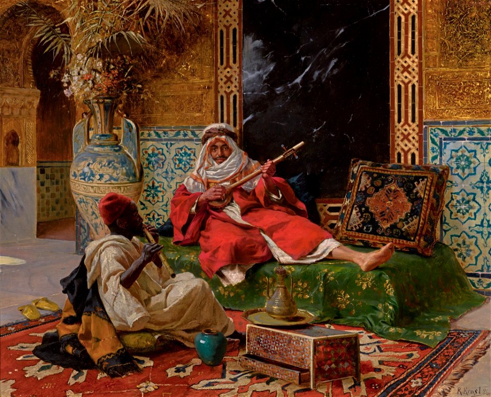 The Musicians by Rudolf Ernst, 1886