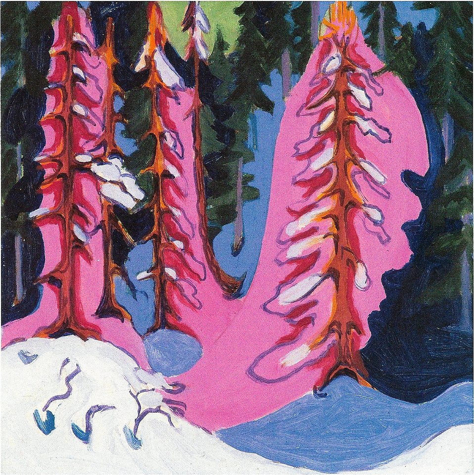 Ernst Ludwig Kirchner - Am Waldrand - 1935-36