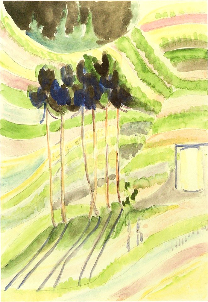 Ernst Ludwig Kirchner - Baumgruppe - 1935