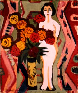 Ernst Ludwig Kirchner - Stillleben mit Plastik ca 1924