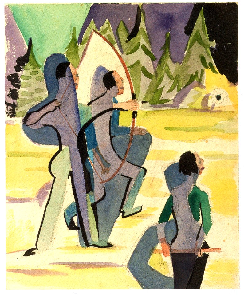Ernst Ludwig Kirchner - Bogenschützen - ca 1935