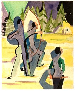 Ernst Ludwig Kirchner - Bogenschützen - ca 1935