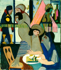 Ernst Ludwig Kirchner - Cafe - 59.450 - Detroit Institute of Arts